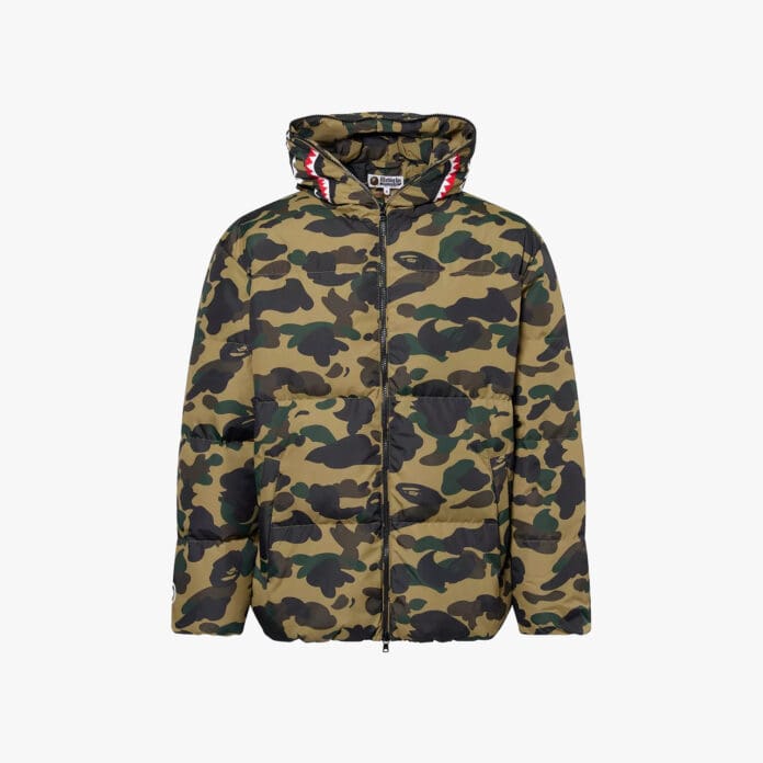 A Bathing Ape 1st padded shell-down jacket