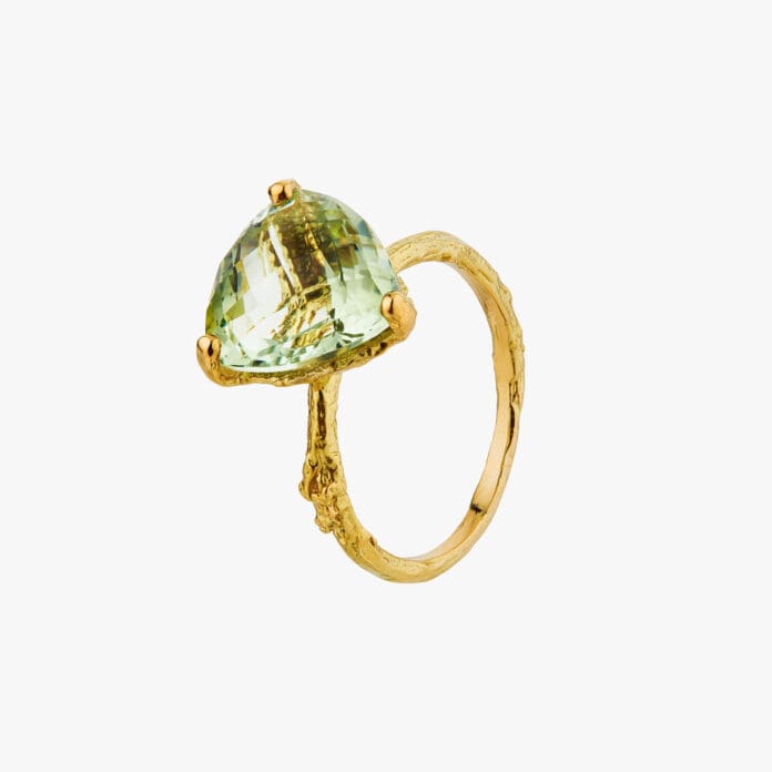 Alex Monroe Amethsyt forest jewel ring