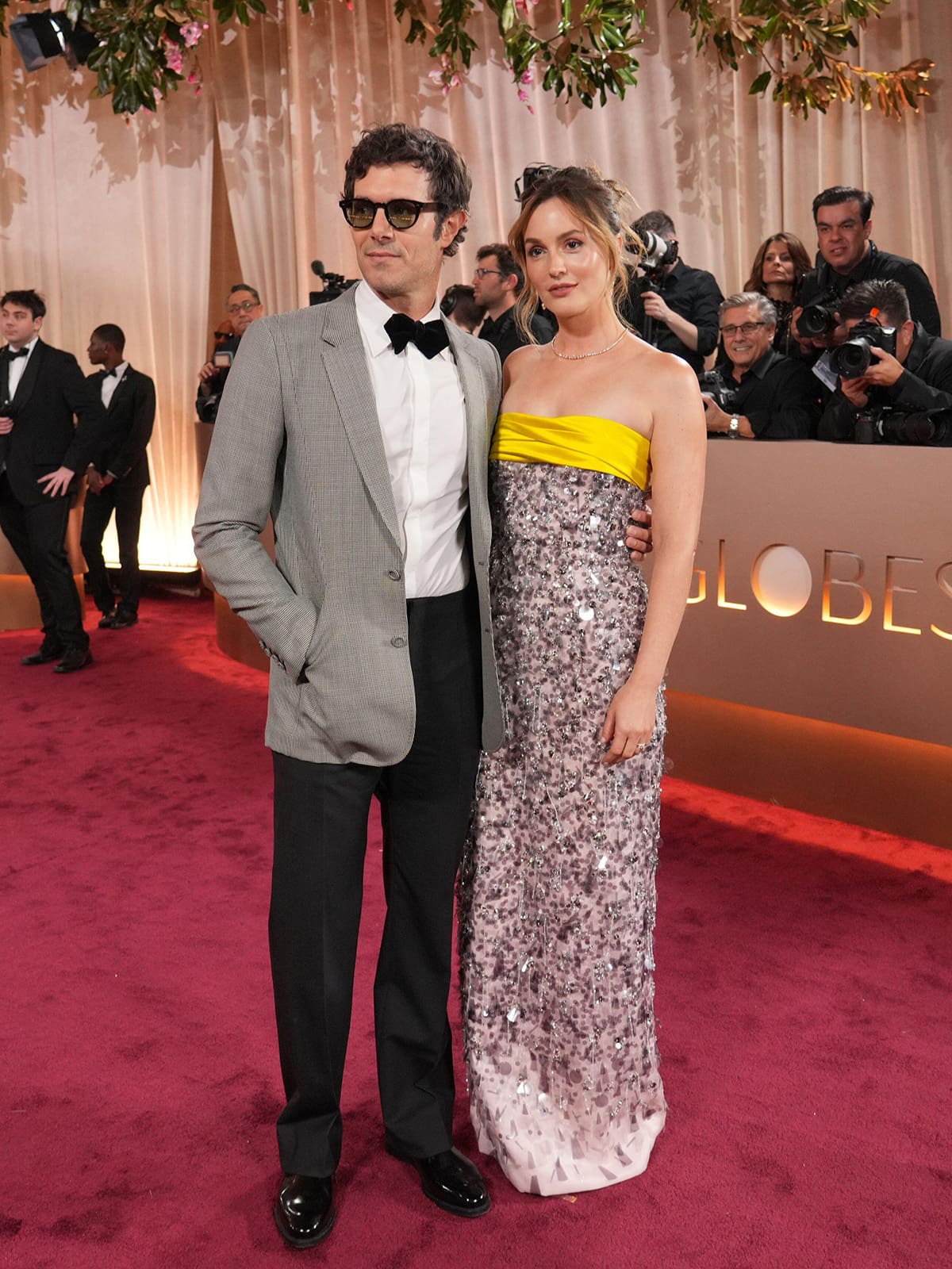 adam brody and leighton meester golden globes