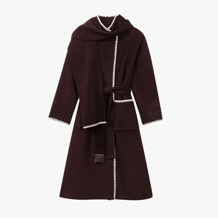maje embroidered coat