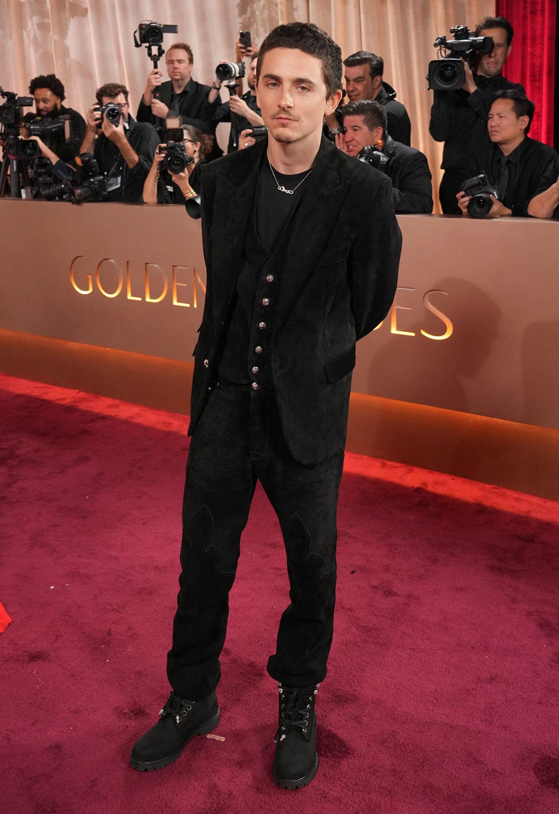 Timothée Chalamet golden globes 2026