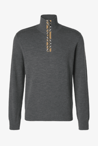 Burberry Wool half-zip sweater