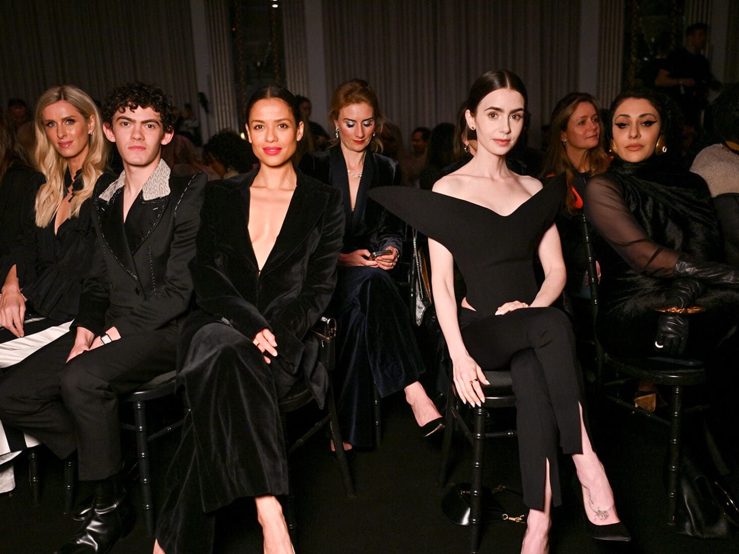 celebrities at london fashion week aw26