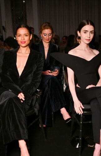 celebrities at london fashion week aw26