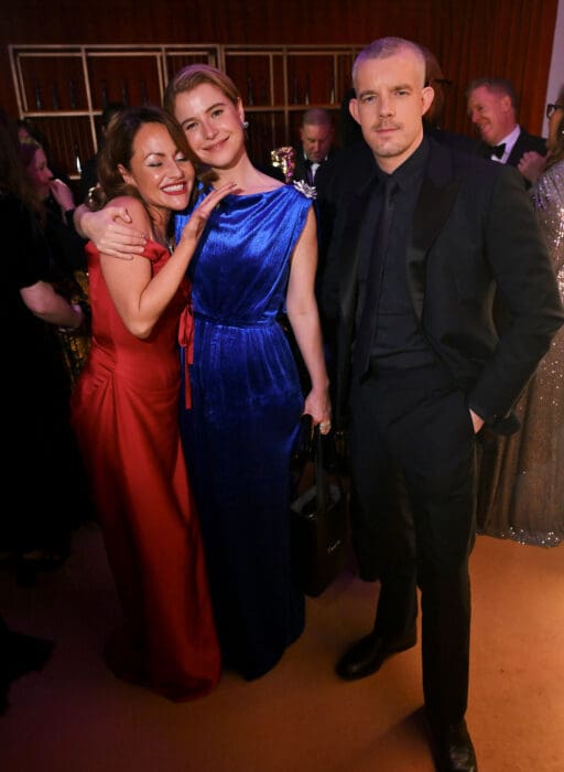 Jaime Winstone, Jessie Buckley and Russell Tovey