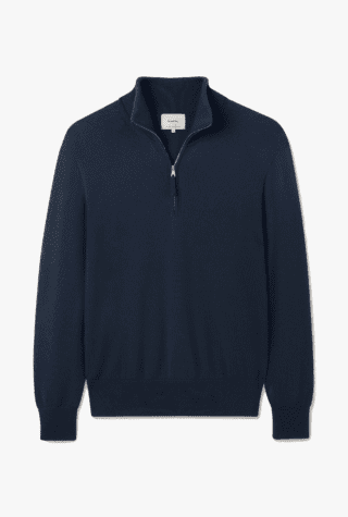 Sheep Inc The Knitted Quarter Zip Jumper
