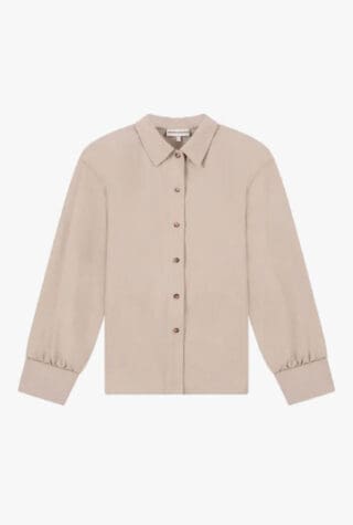 Tailored Shoulder Padded Shirt