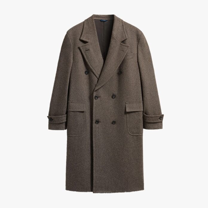Thom Sweeney double-breasted overcoat