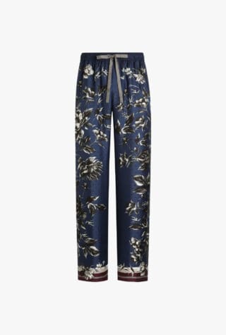 Dolce & Gabbana floral-print drawstring trousers