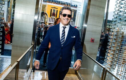 jon hamm armani oscars party