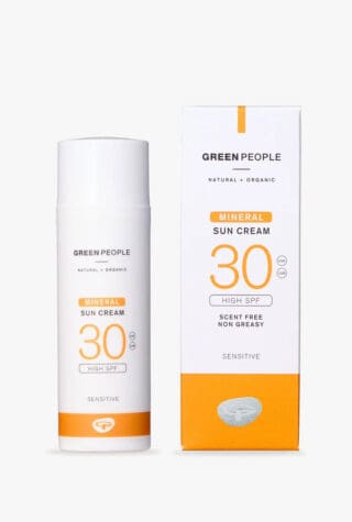 Green People scent-free mineral suncream SPF30