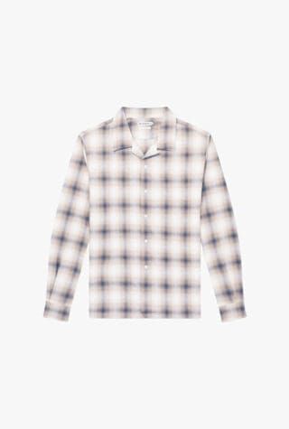 J W Anderson Convertible-collar checked shirt