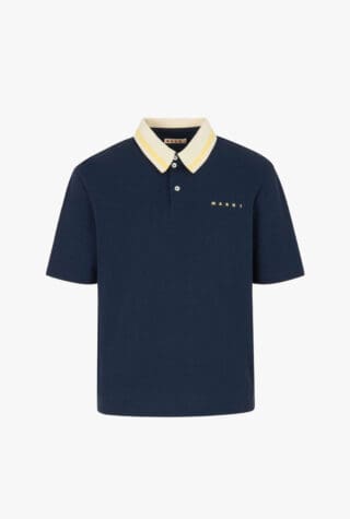 Marni logo-embroidery polo shirt