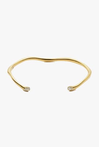 Missoma Molten snow torque necklace 