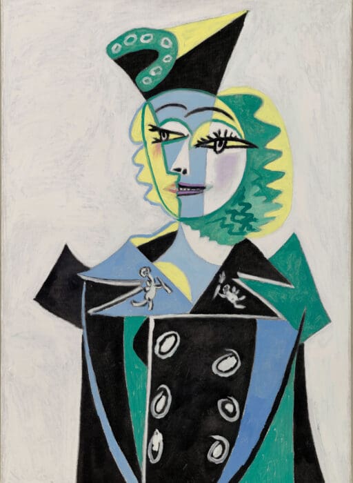 Portrait of Nusch Eluard by Pablo Picasso