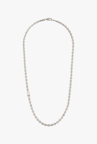 Tateossian Component Rhodium-Plated Necklace