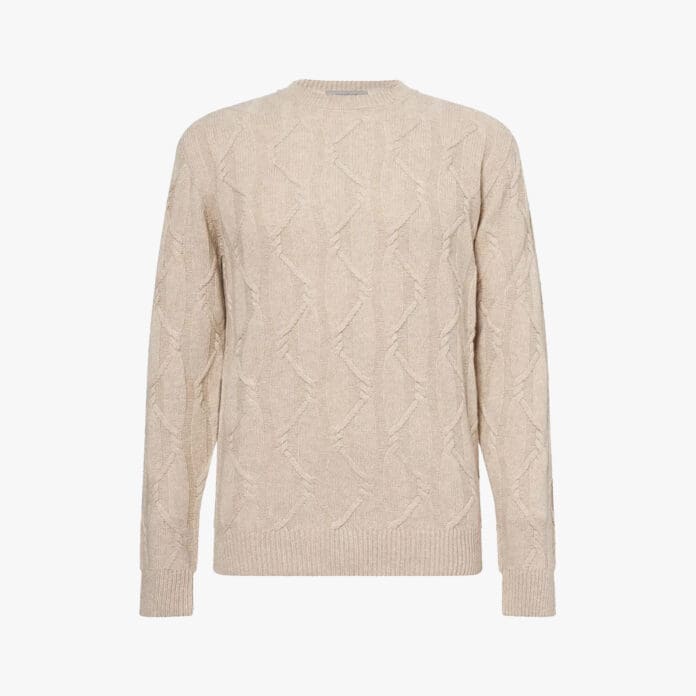corneliani cable knit
