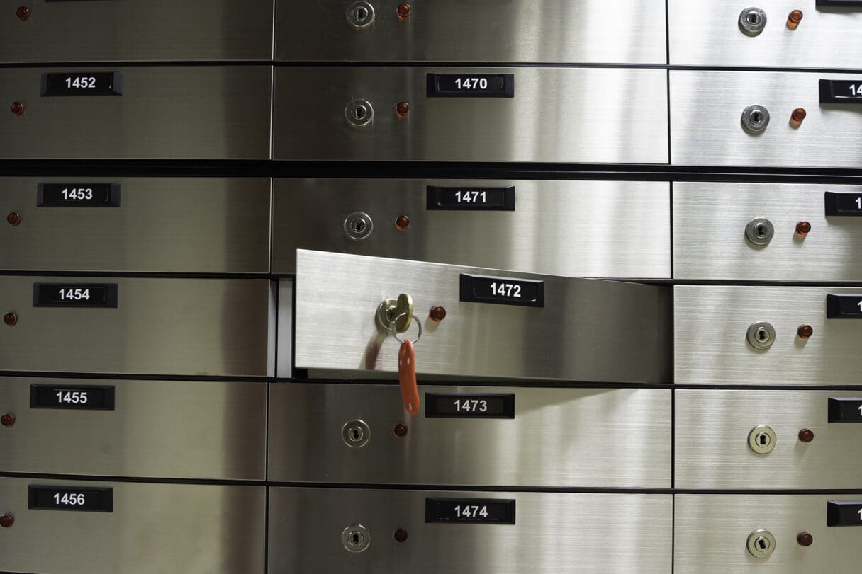 safe deposit box