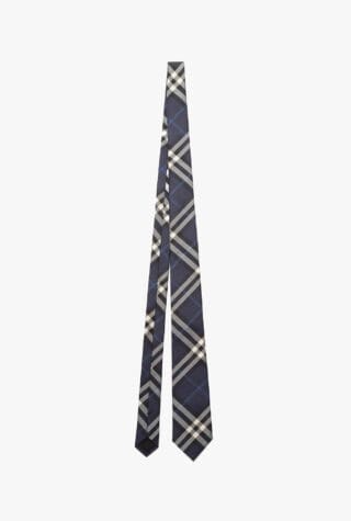 Burberry check silk tie