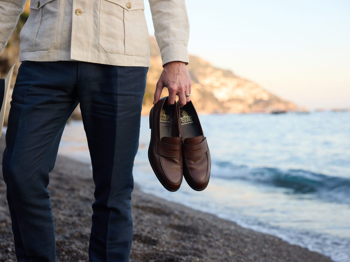 Crockett & Jones travel loafer