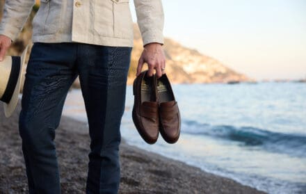 Crockett & Jones travel loafer