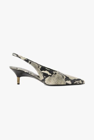 Khaite Bella snake-effect pumps