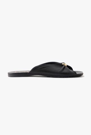 Loewe + Paula's Ibiza Pebble leather slides