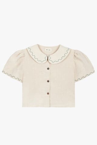 Má+Lin Frances linen blouse