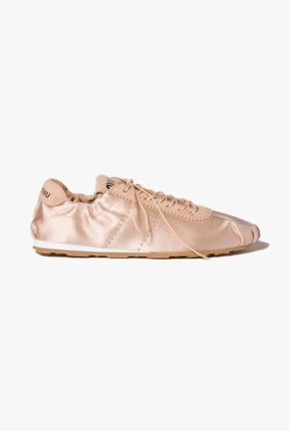 Miu Miu Plume satin sneakers