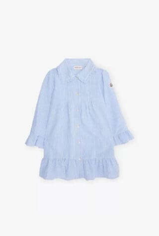 Moncler striped shirt dress