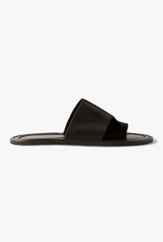 The Row Malick leather sandals