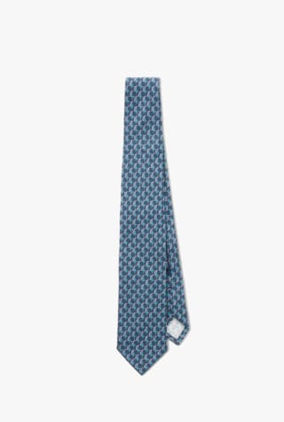 Thom Sweeney printed silk tie