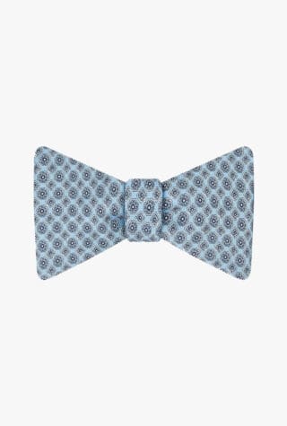 Turnbull & Asser floral trellis bow tie