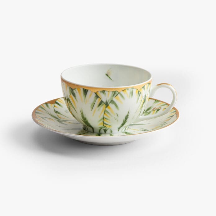 dior champs de tulipes teacup