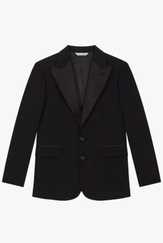 Dolce & Gabbana Kids single-breasted satin-finish blazer