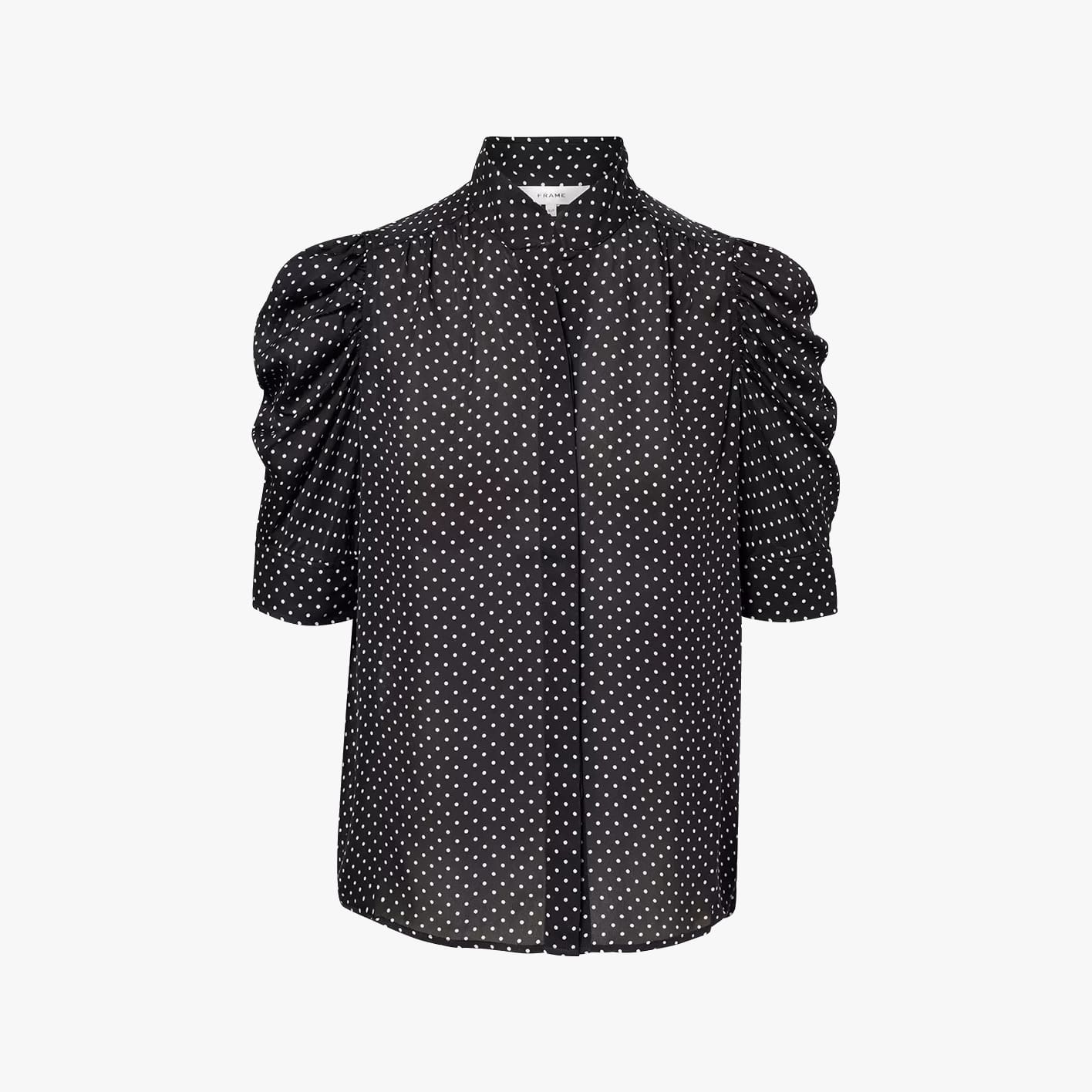 Frame Gillian polka-dot blouse