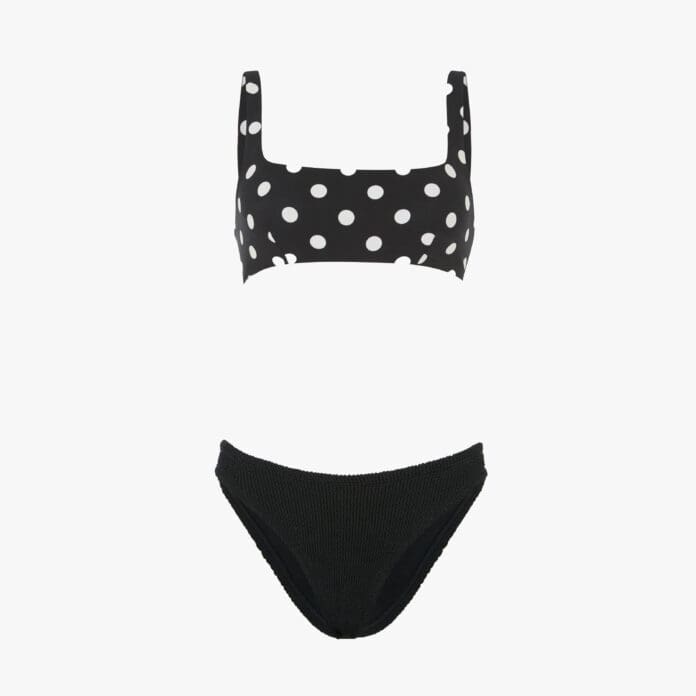 Hunza G Colette polka dot bikini