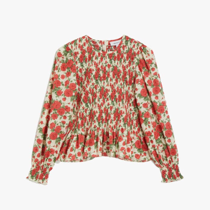 Liberty Carline Rose smock blouse
