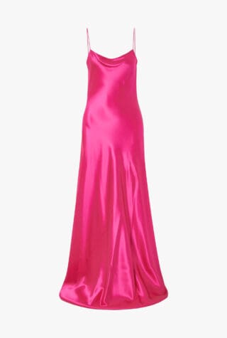 Alaïa silk satin gown