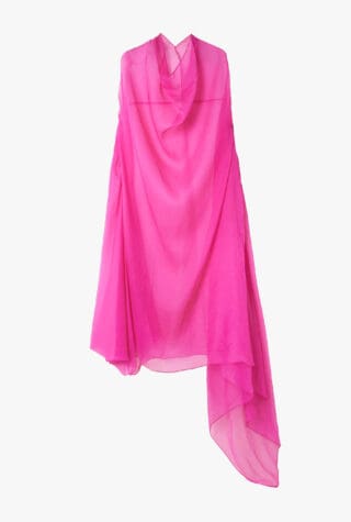 Dries Van Noten silk-chiffon midi dress