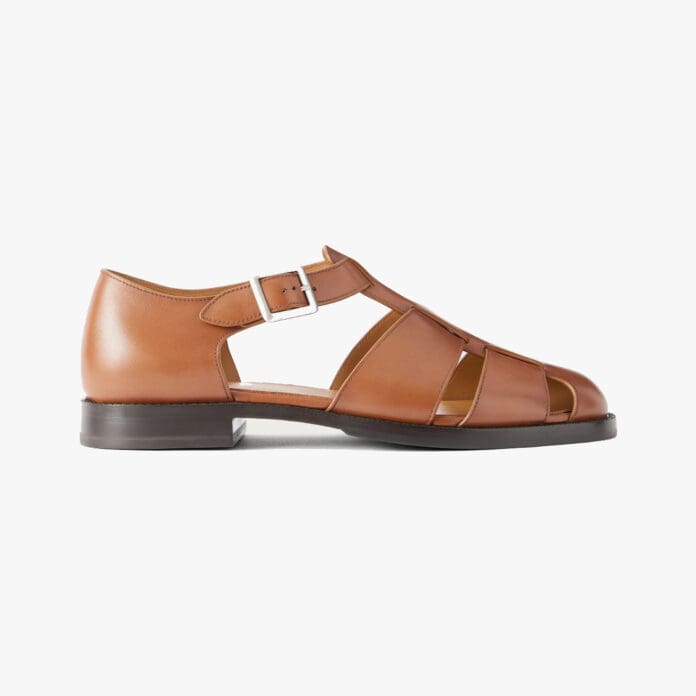 J.M. Weston leather sandals 