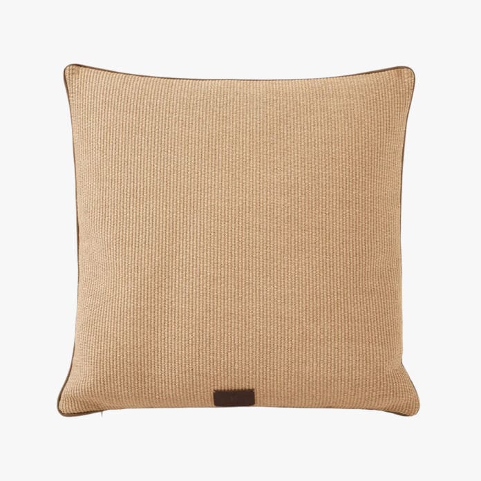 Brunello Cucinelli raffia-effect cushion